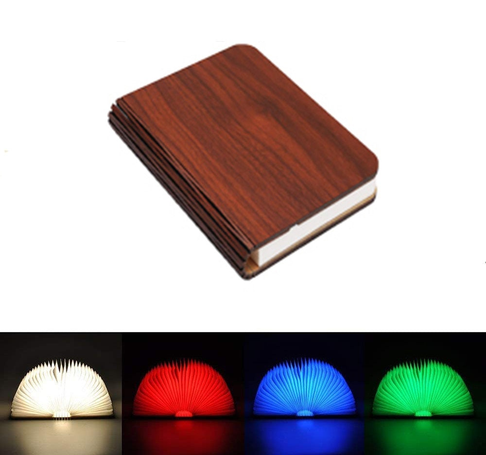 -30% Holz Buchlampe