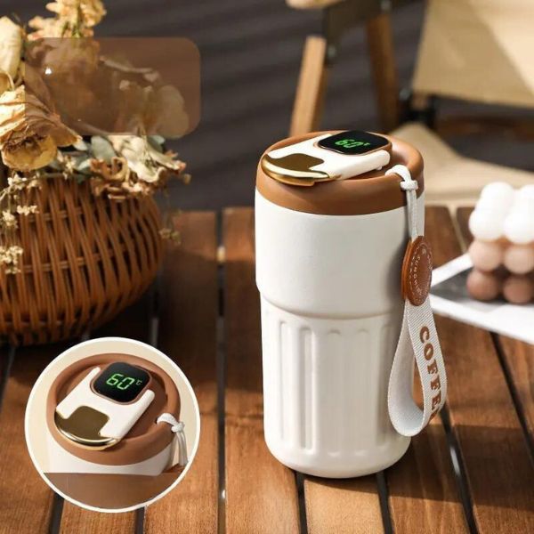 -30% Kaffeebecher Kaffeebecher TrendBOX Weiss / Braun Einzel 