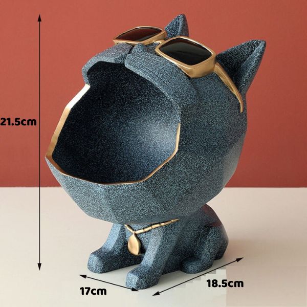 -20% MiauMeister Katzenskulptur aus Kunstharz TrendBOX Blau  