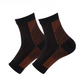 -20% Neuropathie Kompressionssocken Socken TrendBOX Schwarz / Orange S/M Einzel