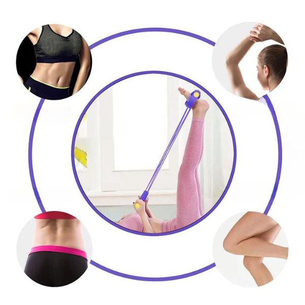 -30% Resistance Band | Fitness Widerstandsbänder 4-Röhren Wiederstandsbänder TrendBOX   