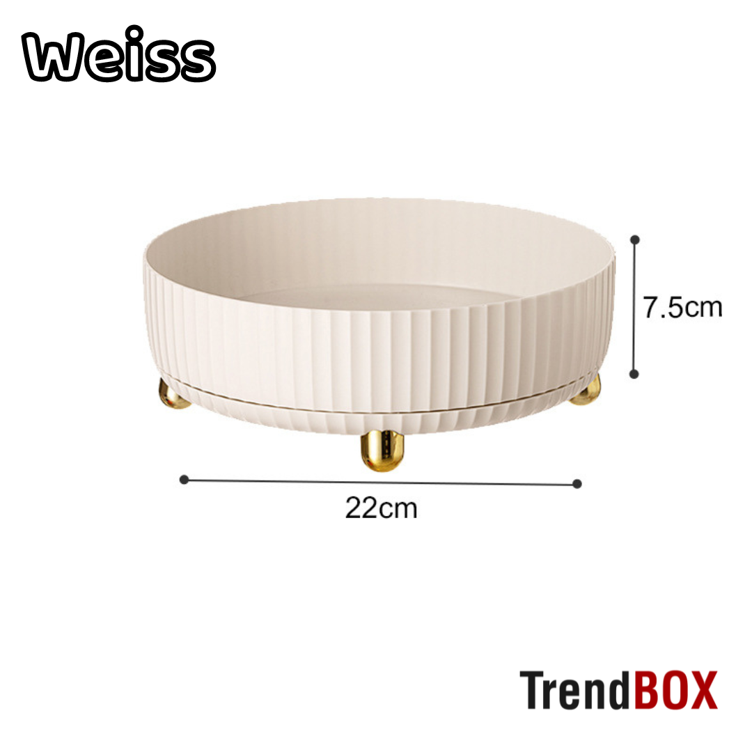 -30% 360° Gewürzregal - Mühelose Küchenorganisation Küchenorganizer TrendBOX Weiss  