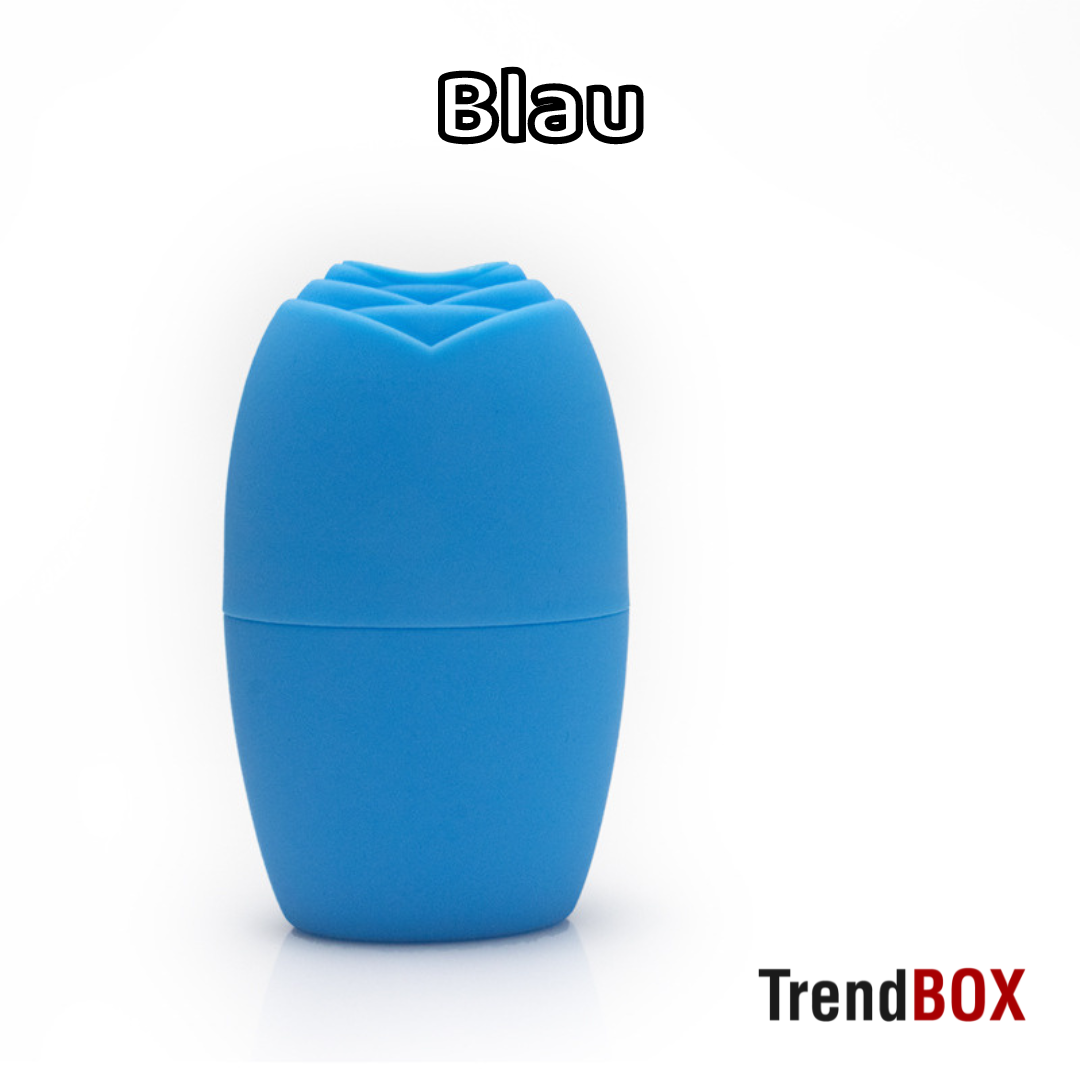 -40% Silikon Ice Globe Gesichtsroller Gesichtspeeling TrendBOX Blau  