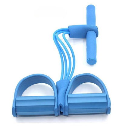 -30% Resistance Band | Fitness Widerstandsbänder 4-Röhren Wiederstandsbänder TrendBOX Blau Einzel 