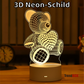 -30% 3D Neon-Schild - Magische Nachtbeleuchtung