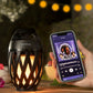 Kabelloser Lautsprecher mit LED-Flammeneffekt