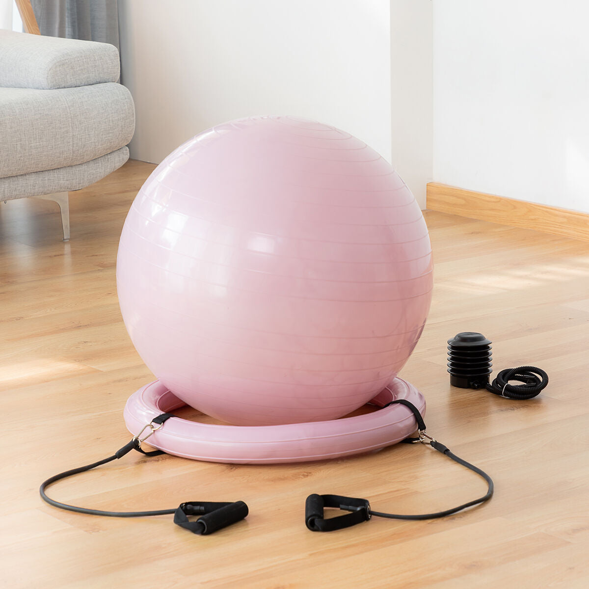 Yoga-Ball mit Stabilitätsring Sport und Außenbereich, Fitness und Bewegung InnovaGoods   