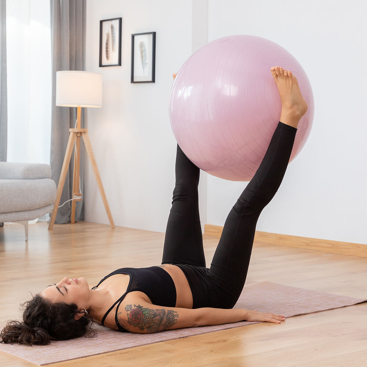 Yoga-Ball mit Stabilitätsring
