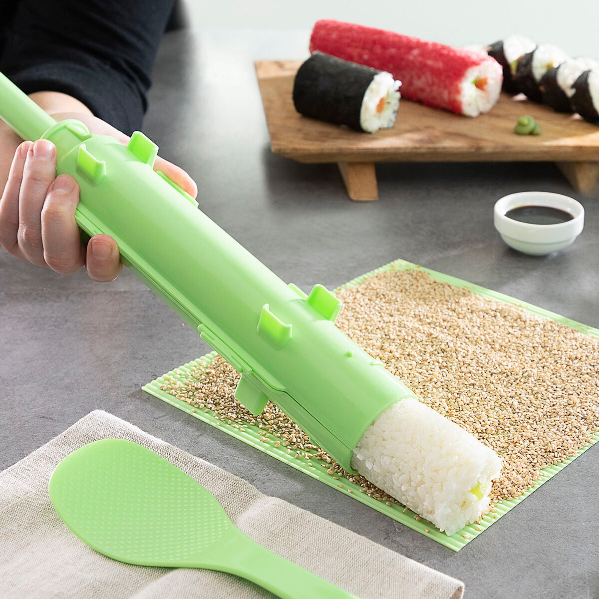 Sushi-Set Suzooka 3 Stücke Haus & Küche, Besteck, Geschirr und Glaswaren InnovaGoods   