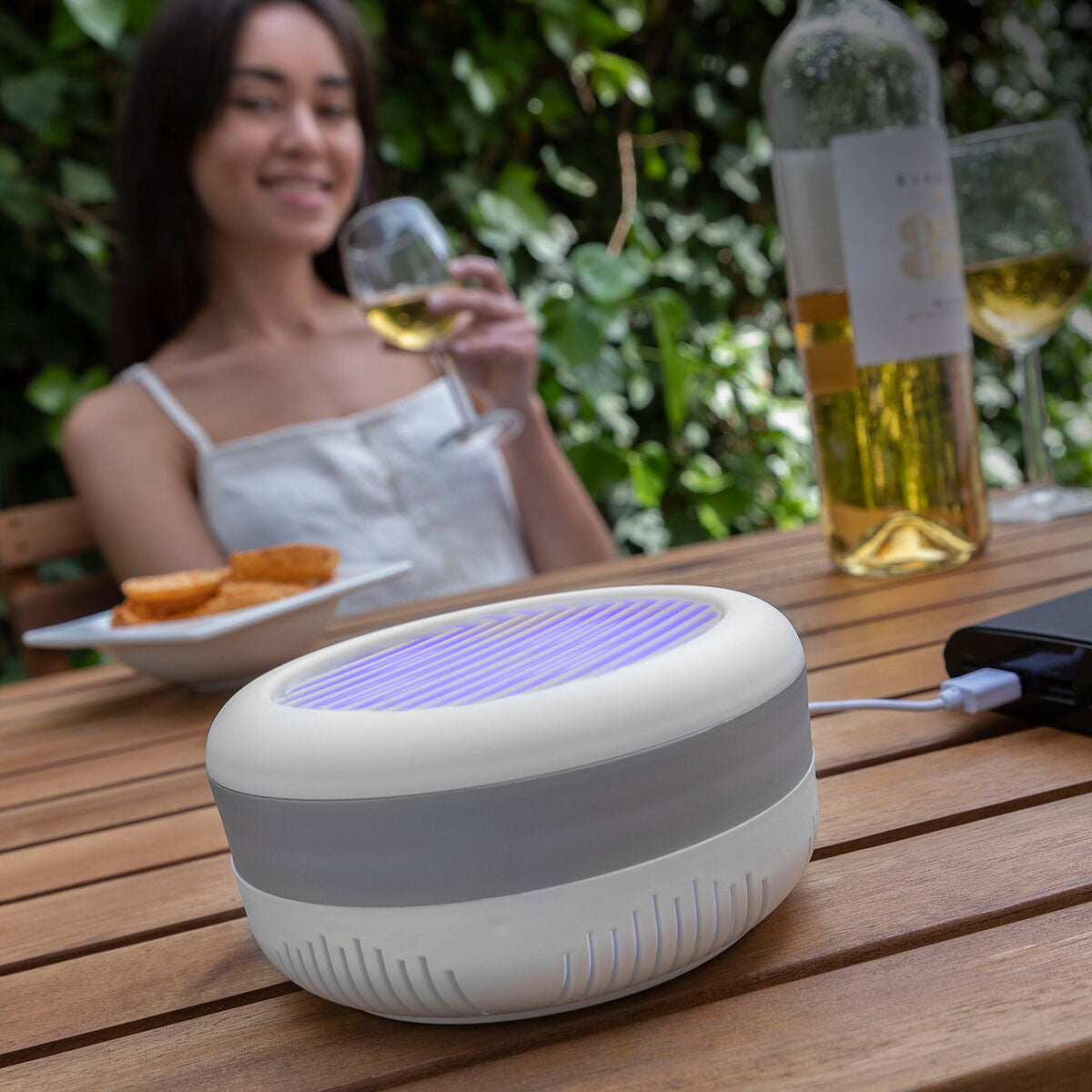 Moskito-Lampe mit Becher Garten, Landschaftsbau InnovaGoods   