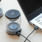 Kabellos wiederaufladbare magnetische Lautsprecher Waveker InnovaGoods Packung mit 2 Einheiten