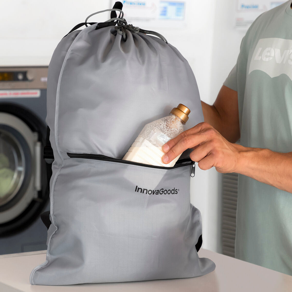 Wäsche-Rucksack Tasche Haus & Küche, Lagerung und Organisation InnovaGoods   
